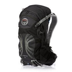 Men's Osprey Backpacks - Osprey Stratos 24 Backpack - Anthracite Black